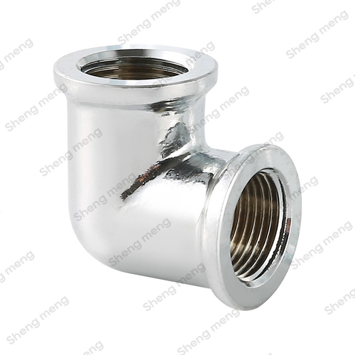 SMG019 chrome plated brass elbow Brass fittings