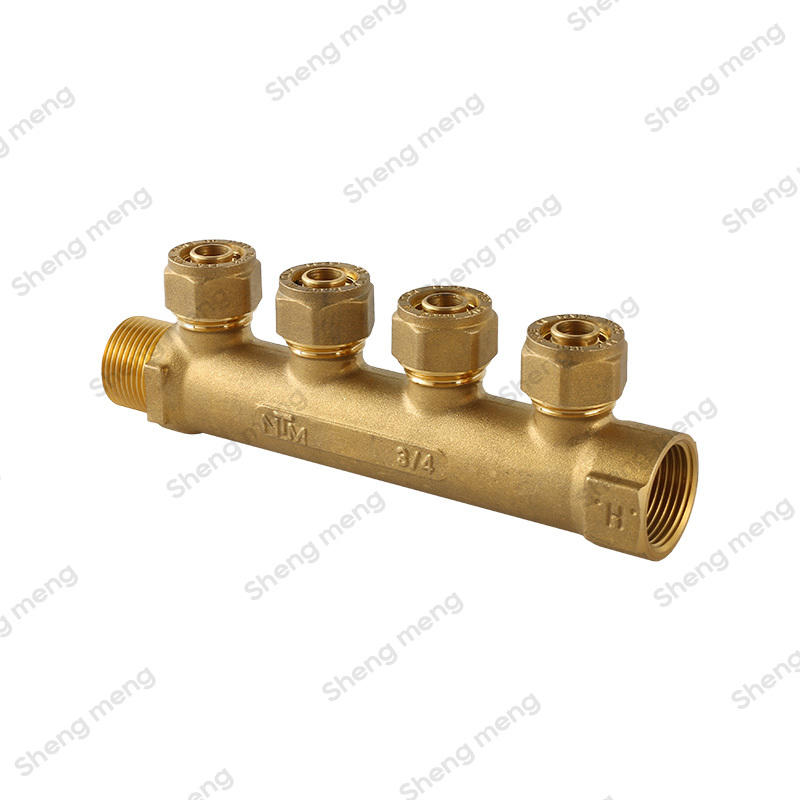 SMG016 brass color Brass manifold