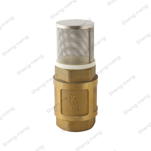 SMC010 brass check valve with filter brass stem