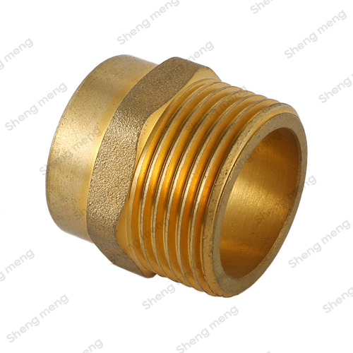 SMG001 male nipple brass fittings 