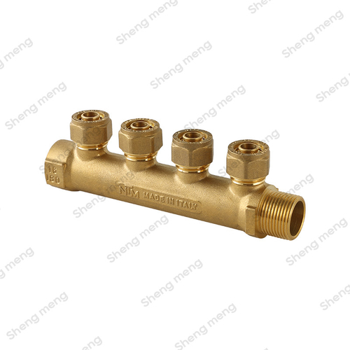 SMG016 brass color Brass manifold